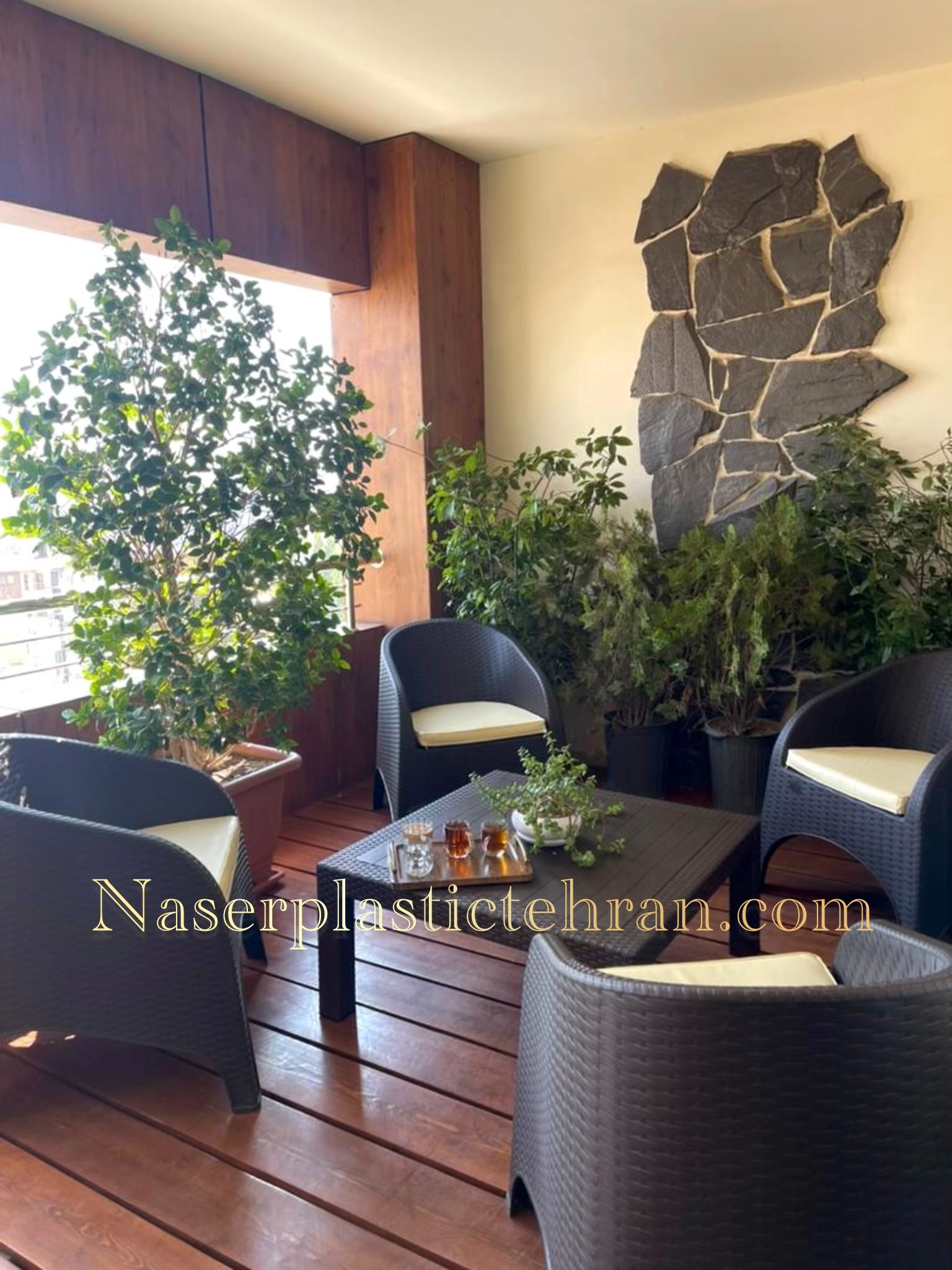 کد ۸۹۰ ناصرپلاستیک ست میز و صندلی ۴ نفره ناصر پلاستیک کد 424-890 - Image 1